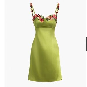 Princess Polly Green Floral Mini Dress